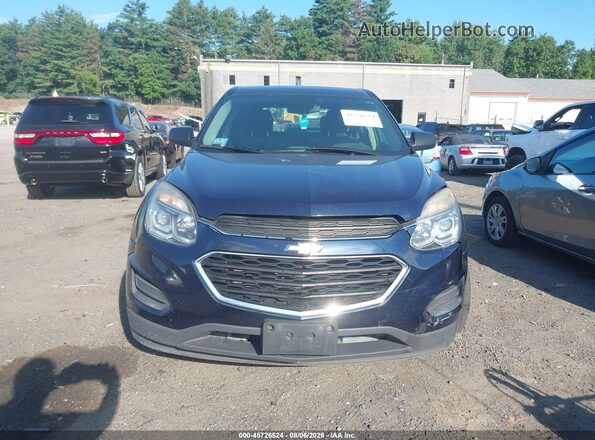2GNFLEEK7H6182685 2017 CHEVROLET EQUINOX Dark Blue Widok zestawu wskaźników