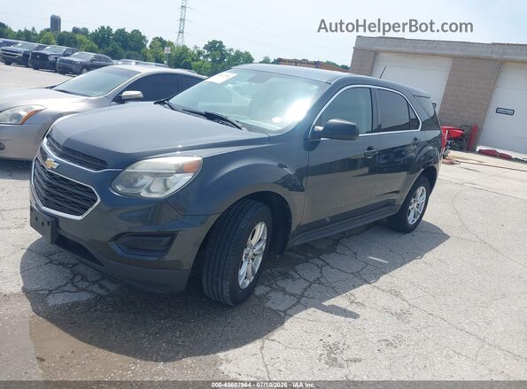 2GNFLEEK7H6334352 2017 CHEVROLET EQUINOX Gray Առջևի ձախ երեք քառորդ տեսարան