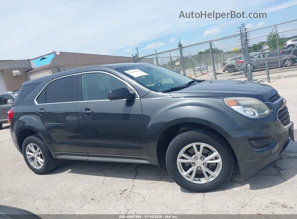 2GNFLEEK7H6334352 2017 CHEVROLET EQUINOX Gray Սալոնի հետևի տեսք