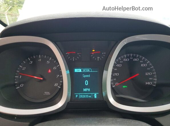 2GNFLEEK9H6168349 2017 CHEVROLET EQUINOX White Սարքավորումների վահանակի տեսք