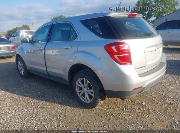 2GNFLEEK9H6313132 2017 CHEVROLET EQUINOX Silver Հետևի ձախ
