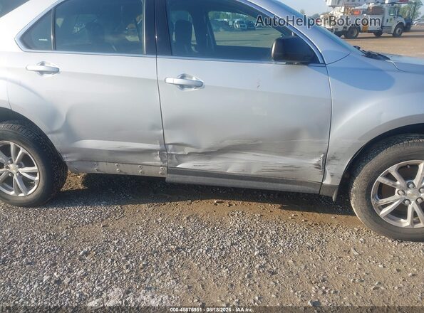 2GNFLEEK9H6313132 2017 CHEVROLET EQUINOX Silver Դիմացի տեսք