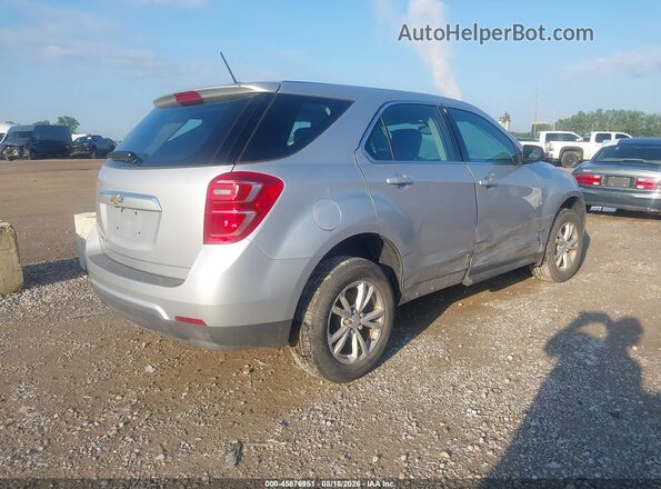2GNFLEEK9H6313132 2017 CHEVROLET EQUINOX Silver Հետևի աջ