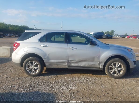 2GNFLEEK9H6313132 2017 CHEVROLET EQUINOX Silver Սալոնի հետևի տեսք