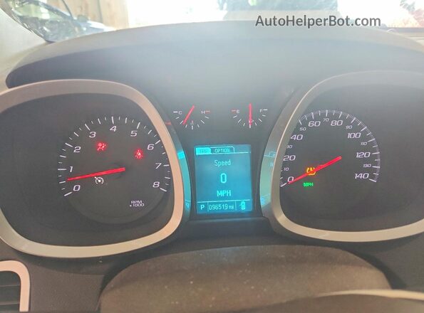 2GNFLFE30H6297983 2017 CHEVROLET EQUINOX Blue Instrument cluster view