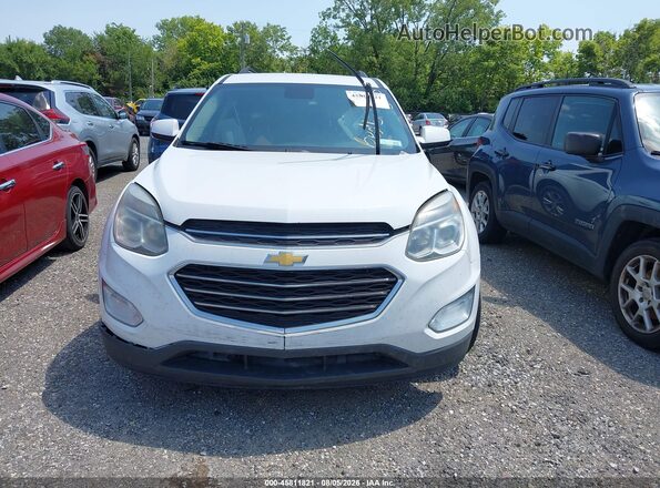 2GNFLFE31H6303807 2017 CHEVROLET EQUINOX White Widok zestawu wskaźników