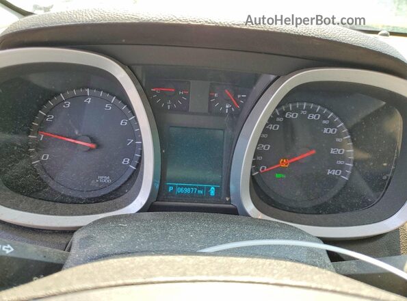 2GNFLFE35G6357092 2016 CHEVROLET EQUINOX Silver Вид щитка приладів