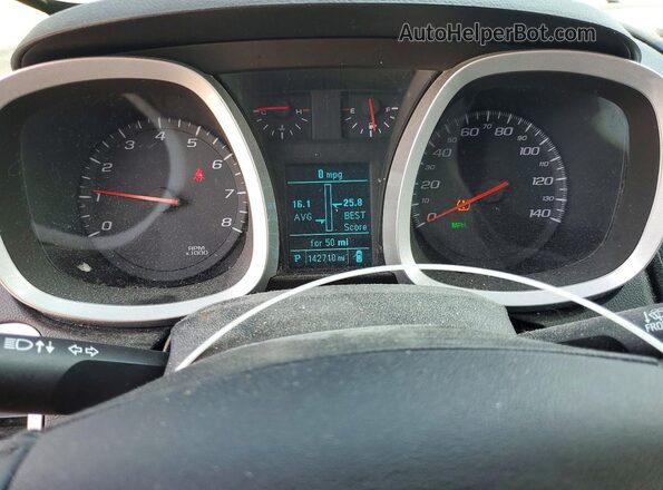 2GNFLFE37G6314602 2016 CHEVROLET EQUINOX Красный Вид щитка приборов