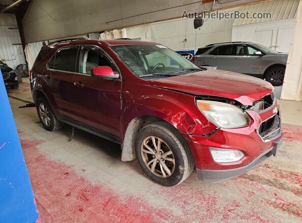 2GNFLFE38H6242875 2017 CHEVROLET EQUINOX Бордовый Передняя правая четверть