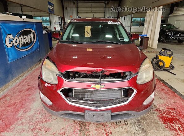 2GNFLFE38H6242875 2017 CHEVROLET EQUINOX Бордовый Вид спереди