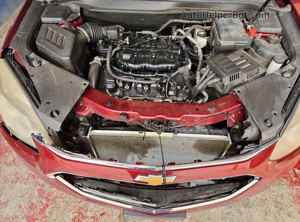 2GNFLFE38H6242875 2017 CHEVROLET EQUINOX Бордовый Вид подкапотного пространства