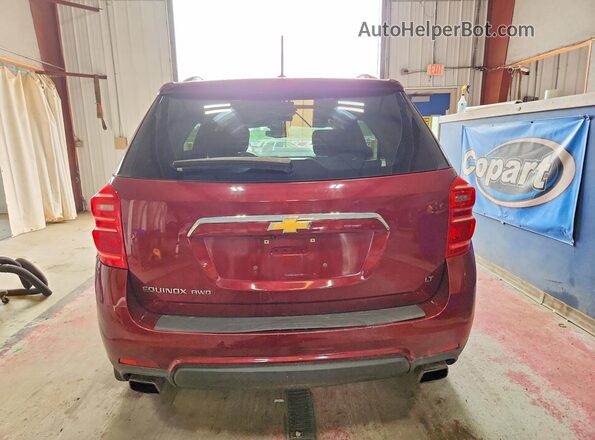 2GNFLFE38H6242875 2017 CHEVROLET EQUINOX Бордовый Вид сзади