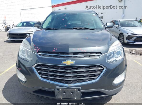 2GNFLFEK0H6166818 2017 CHEVROLET EQUINOX Gray Вид щитка приладів