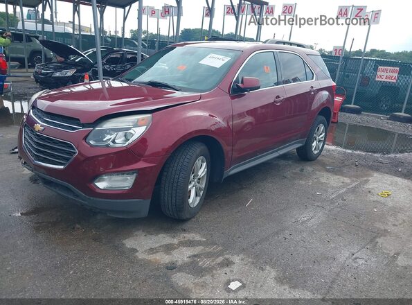 2GNFLFEK0H6225575 2017 CHEVROLET EQUINOX Red წინა მარცხენა ხედი სამი მეოთხედიდან