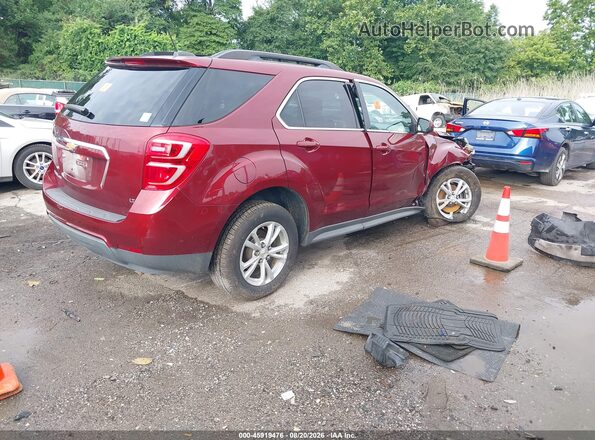 2GNFLFEK0H6225575 2017 CHEVROLET EQUINOX Red უკანა მარჯვენა