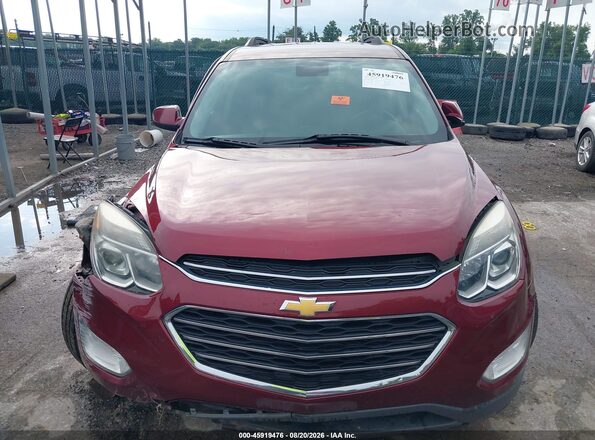 2GNFLFEK0H6225575 2017 CHEVROLET EQUINOX Red წინა ხედი