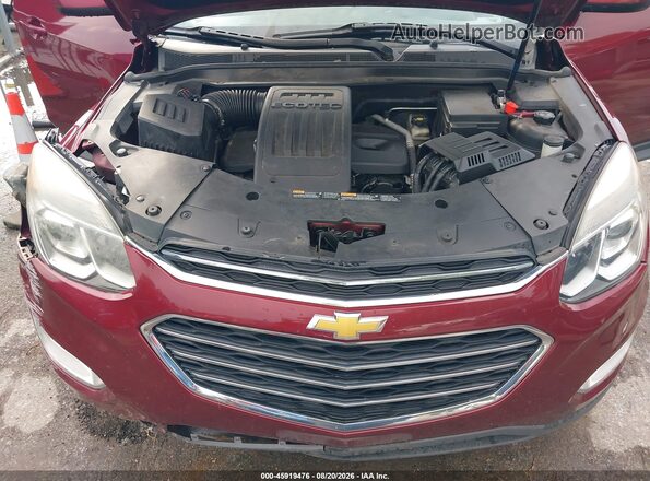 2GNFLFEK0H6225575 2017 CHEVROLET EQUINOX Red უკანა ხედი