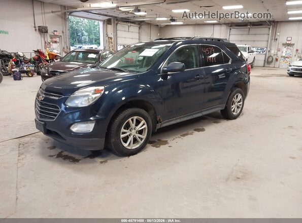 2GNFLFEK1G6337137 2016 CHEVROLET EQUINOX Blue წინა მარცხენა ხედი სამი მეოთხედიდან