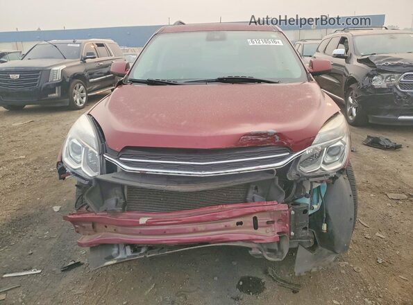 2GNFLFEK5G6258294 2016 CHEVROLET EQUINOX Red Դիմացի տեսք