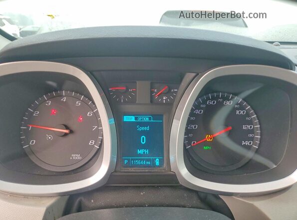 2GNFLFEK5G6258294 2016 CHEVROLET EQUINOX Red Սարքավորումների վահանակի տեսք