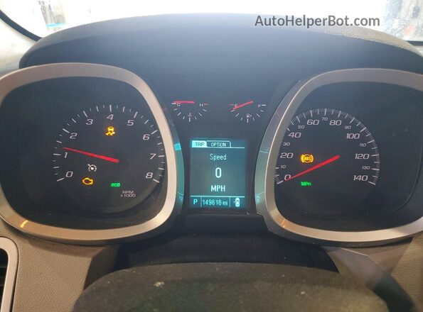 2GNFLFEK5H6335196 2017 CHEVROLET EQUINOX Silver Widok zestawu wskaźników