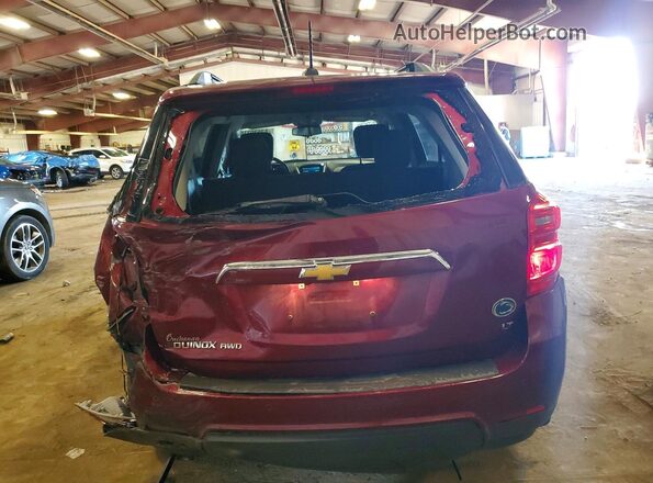 2GNFLFEK6H6146153 2017 CHEVROLET EQUINOX Burgundy Widok z tyłu
