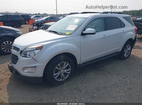 2GNFLFEK6H6283576 2017 CHEVROLET EQUINOX White წინა მარცხენა ხედი სამი მეოთხედიდან