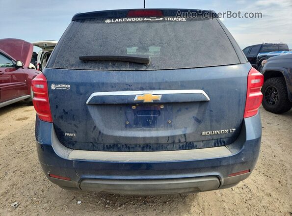 2GNFLFEK7G6220758 2016 CHEVROLET EQUINOX Blue Вид ззаду