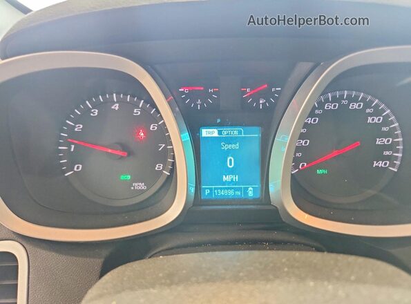 2GNFLFEK7H6121892 2017 CHEVROLET EQUINOX Серебряный Вид щитка приборов