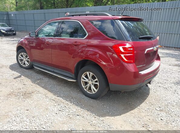 2GNFLFEK7H6243782 2017 CHEVROLET EQUINOX Red უკანა მარცხენა