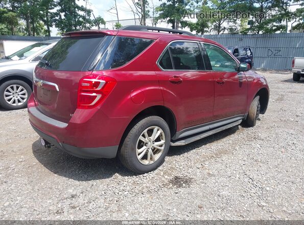 2GNFLFEK7H6243782 2017 CHEVROLET EQUINOX Red უკანა მარჯვენა