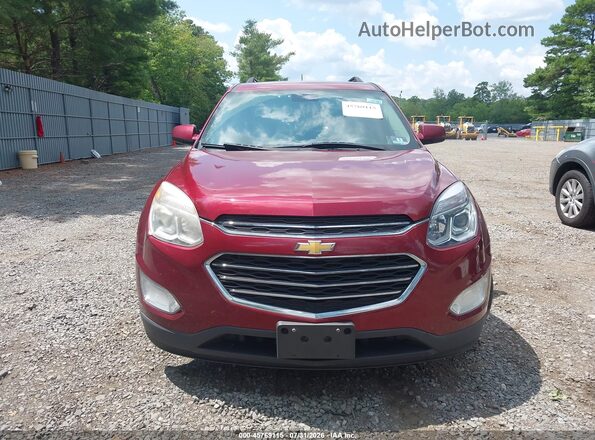 2GNFLFEK7H6243782 2017 CHEVROLET EQUINOX Red ხელსაწყოთა პანელის ხედი