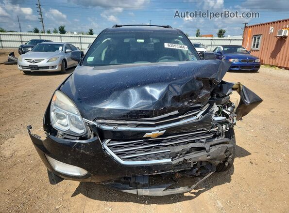 2GNFLFEK9G6201225 2016 CHEVROLET EQUINOX Black Front view