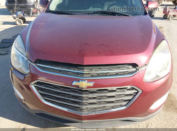 2GNFLFEK9H6168423 2017 CHEVROLET EQUINOX Темно-бордовый Вид спереди