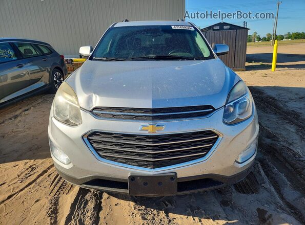 2GNFLFEKXG6117589 2016 CHEVROLET EQUINOX Silver Widok z przodu