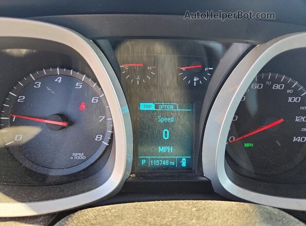 2GNFLFEKXG6117589 2016 CHEVROLET EQUINOX Silver Widok zestawu wskaźników