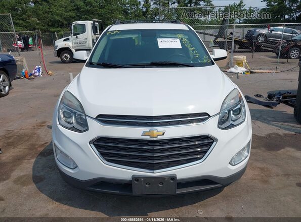 2GNFLFEKXG6219720 2016 CHEVROLET EQUINOX White Vista del cuadro de instrumentos