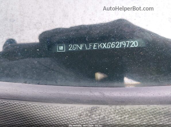 2GNFLFEKXG6219720 2016 CHEVROLET EQUINOX White 