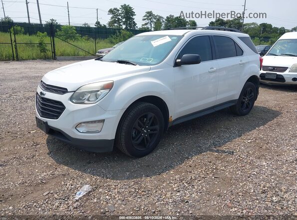 2GNFLFEKXH6128366 2017 CHEVROLET EQUINOX White წინა მარცხენა ხედი სამი მეოთხედიდან