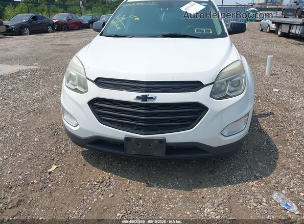 2GNFLFEKXH6128366 2017 CHEVROLET EQUINOX White ხელსაწყოთა პანელის ხედი