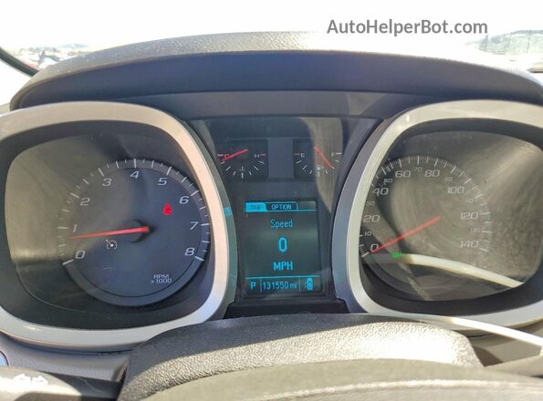 2GNFLGE34G6103248 2016 CHEVROLET EQUINOX Black Вид щитка приладів