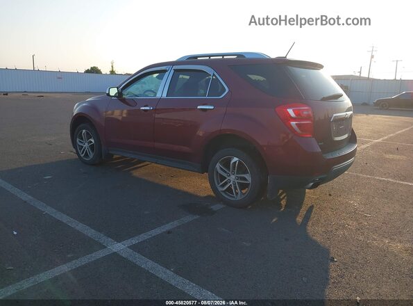 2GNFLGE36G6176458 2016 CHEVROLET EQUINOX Red Задня ліва чверть