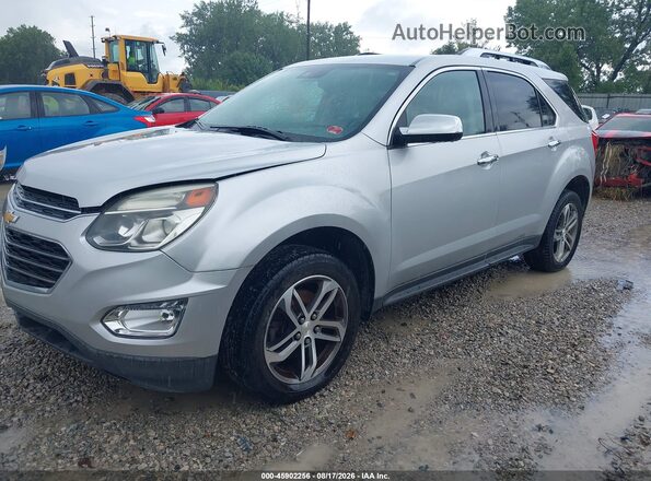2GNFLGEK3G6297259 2016 CHEVROLET EQUINOX Серебряный Передняя левая четверть