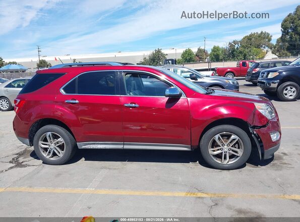 2GNFLGEK3H6207416 2017 CHEVROLET EQUINOX Red Vista interior trasera