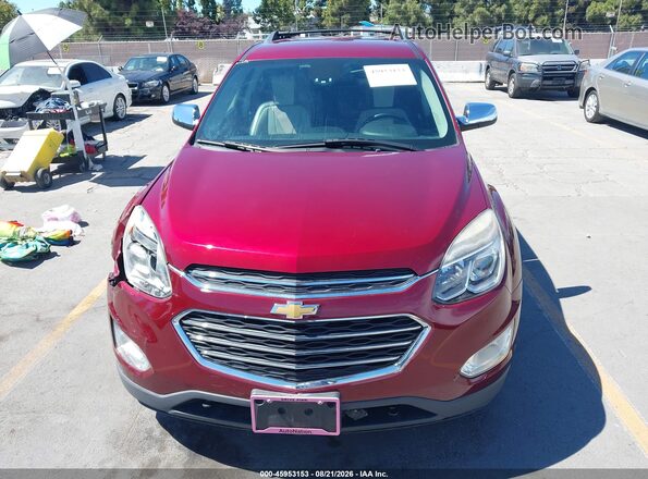 2GNFLGEK3H6207416 2017 CHEVROLET EQUINOX Red Vista del cuadro de instrumentos