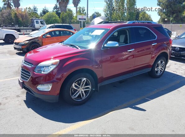 2GNFLGEK3H6207416 2017 CHEVROLET EQUINOX Red Vista tres cuartos delantera izquierda