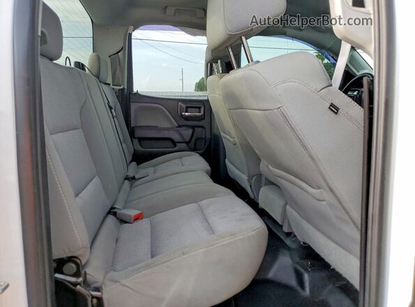2GT22NEG1K1154892 2019 GMC SIERRA White უკანა სავარძლების ხედი
