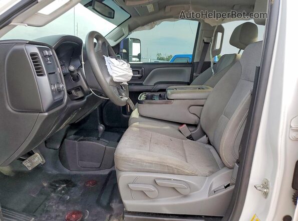 2GT22NEG1K1154892 2019 GMC SIERRA White წინა სალონის ხედი
