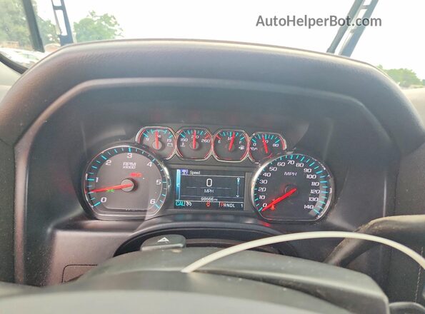 2GT22PEG0K1153678 2019 GMC SIERRA White Instrument cluster view