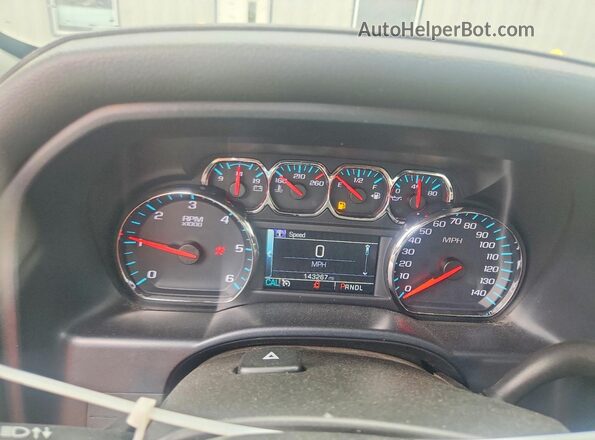 2GTV2MEC6J1108543 2018 GMC SIERRA Black ხელსაწყოთა პანელის ხედი